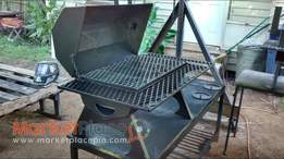 Heavy duty table top bbq grills