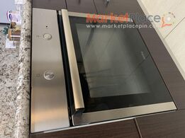 Oven with electric cooker