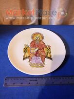 Rare hand made Ireland plate of Saint Matthews by bray design.