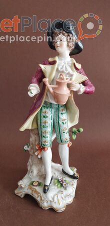 Porcelain figurine Gardener Germany Ludwigsburger 1759 - 1762 - Πάφος, Πάφος