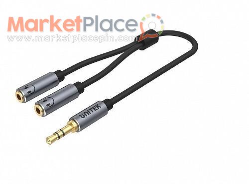 Unitek 3.5mm Headphone Splitter Cable 1.5m - 1.Limassol, Limassol