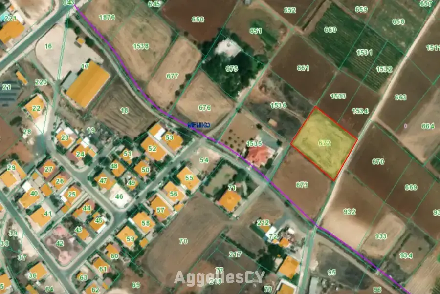 Residential plot of 2007 m² for sale