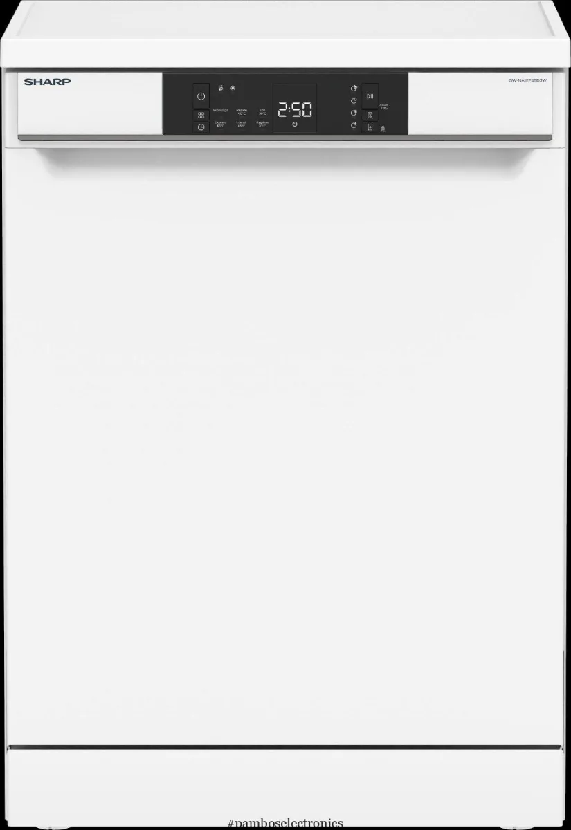 Sharp QW-NA1EF49D3W-EU Dishwasher White – Energy Efficient