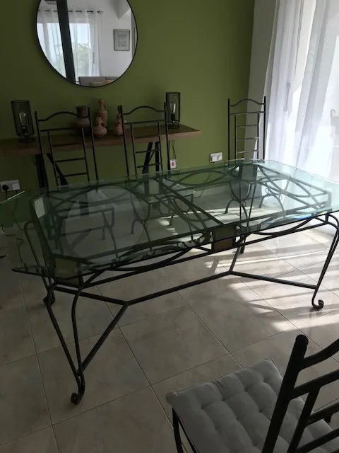 6 Seater Dining Table and 6 Chairs for Sale